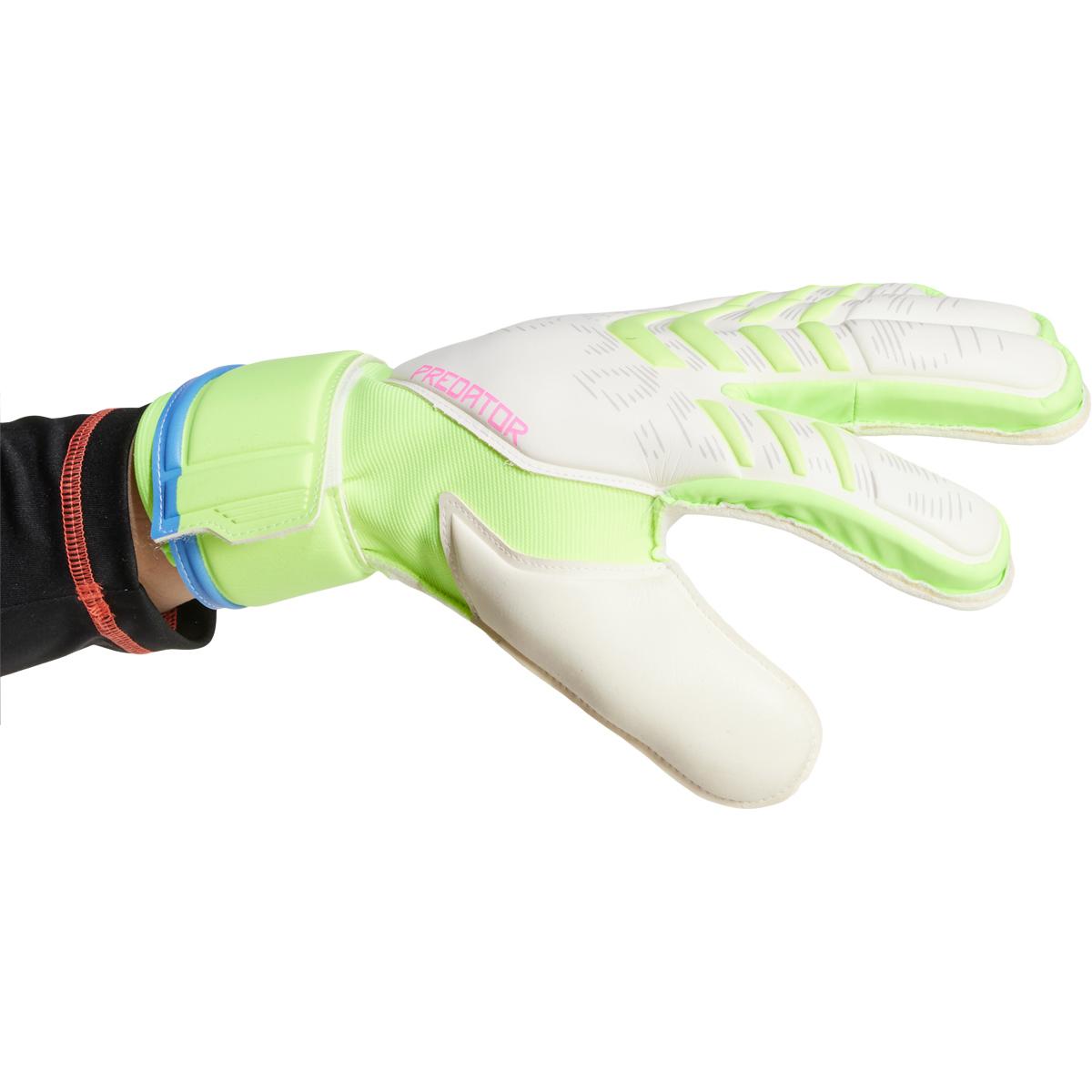 adidas Predator Match Fingersave Målmandshandsker WHITE/PNKFUS/BLILIL/M