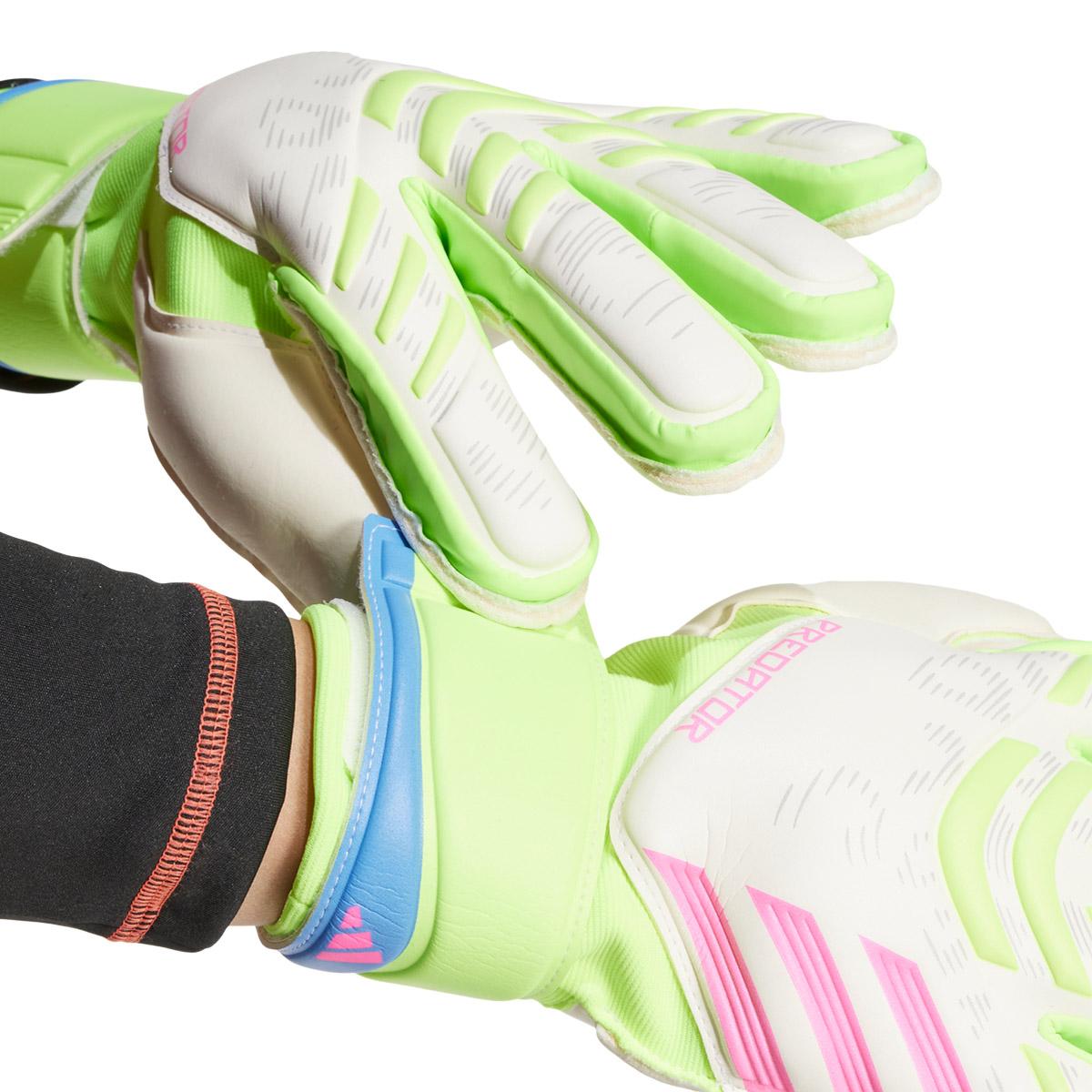 adidas Predator Match Fingersave Målmandshandsker WHITE/PNKFUS/BLILIL/M