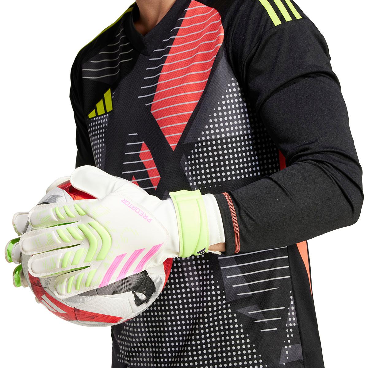 adidas Predator Training Målmandshandsker WHITE/PNKFUS/BLILIL/M