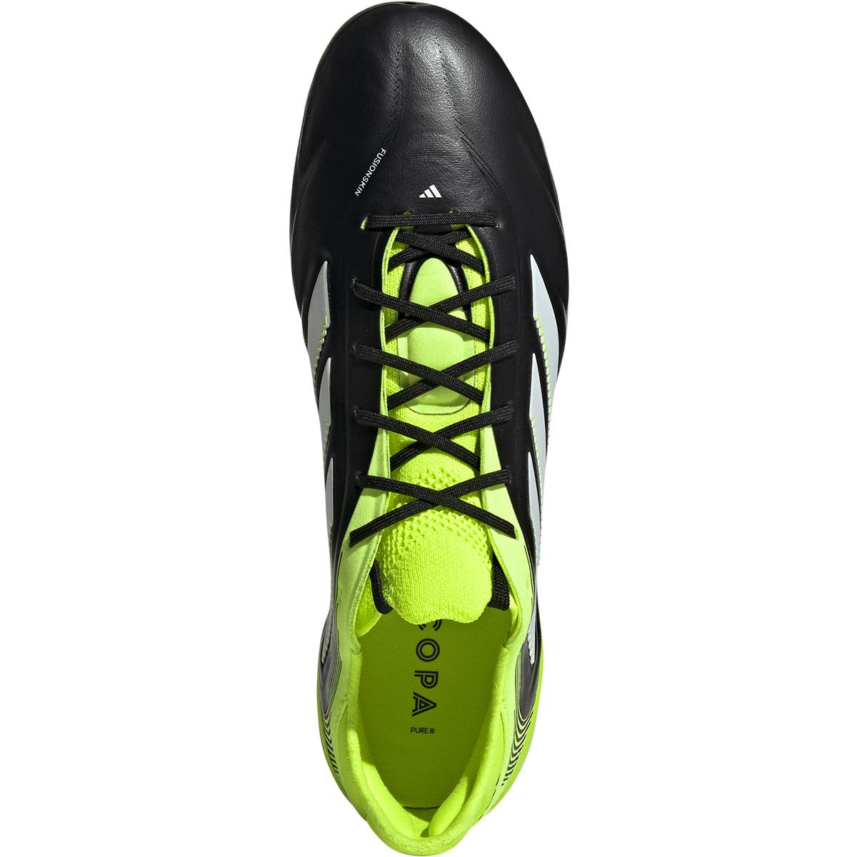 adidas Copa Pure III Elite FG Fodboldstøvler Black/Lime