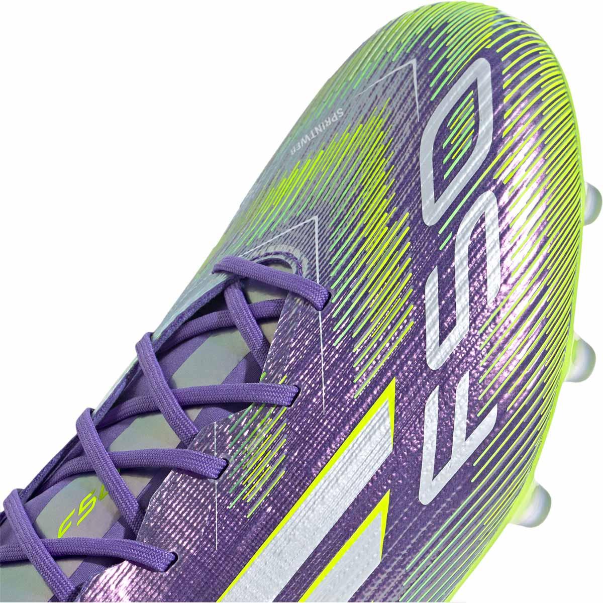 adidas F50 Elite AG Fodboldstøvler Purple/Lime