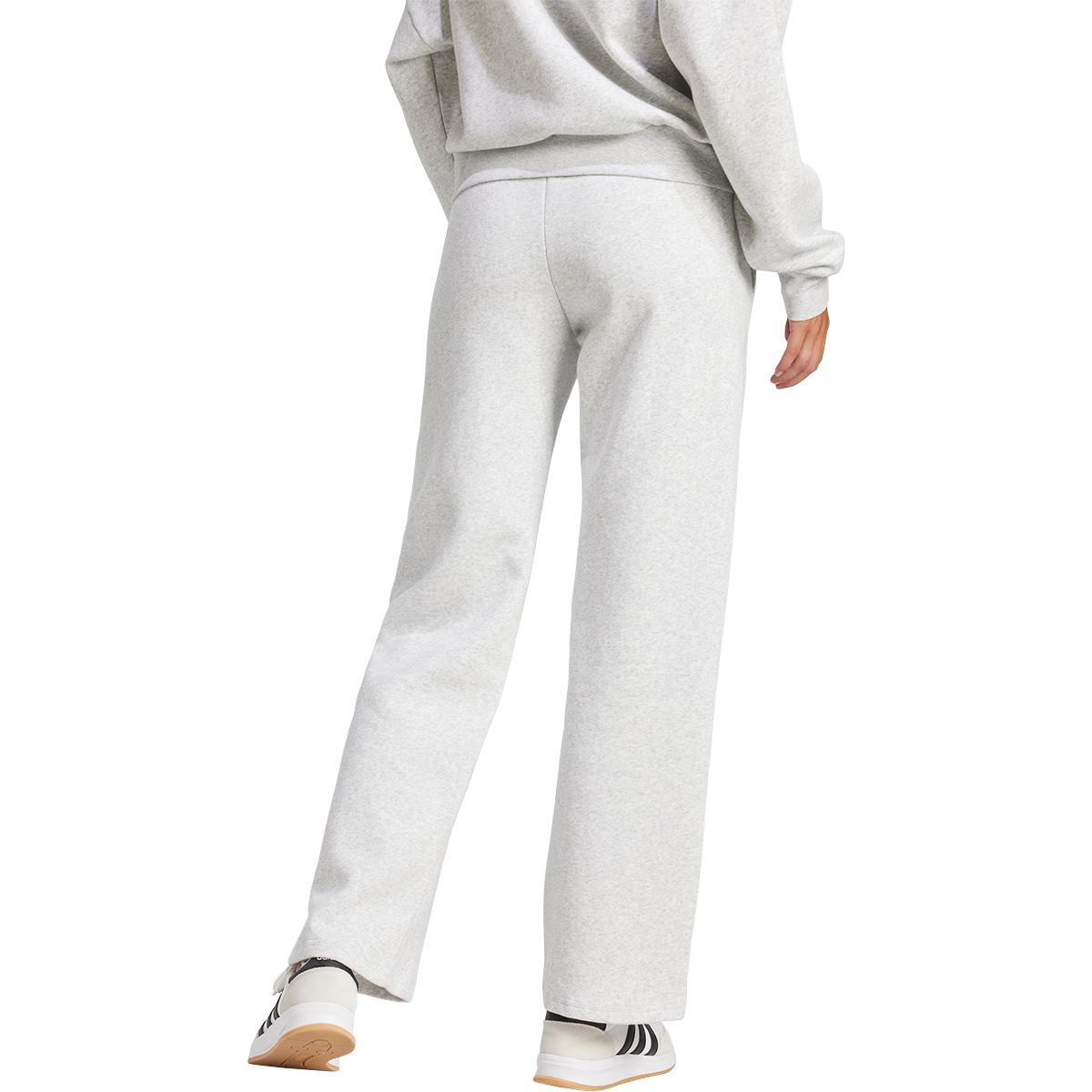 adidas Small Logo Feel Cozy Wide Joggingbukser Dame LGREYH/WHITE