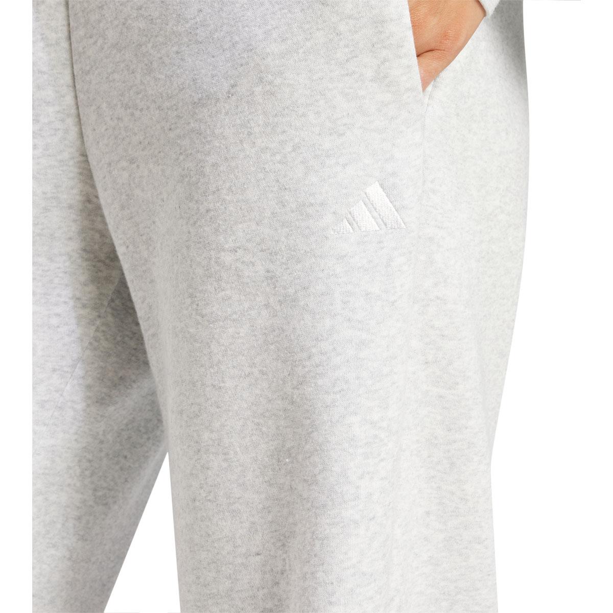 adidas Small Logo Feel Cozy Wide Joggingbukser Dame LGREYH/WHITE