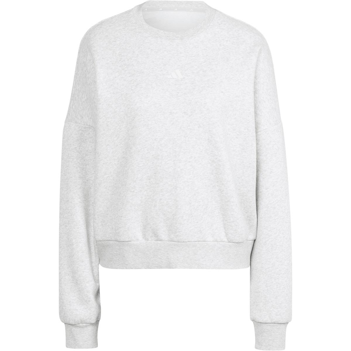 adidas Small Logo Feel Cozy Sweatshirt Dame LGREYH/WHITE