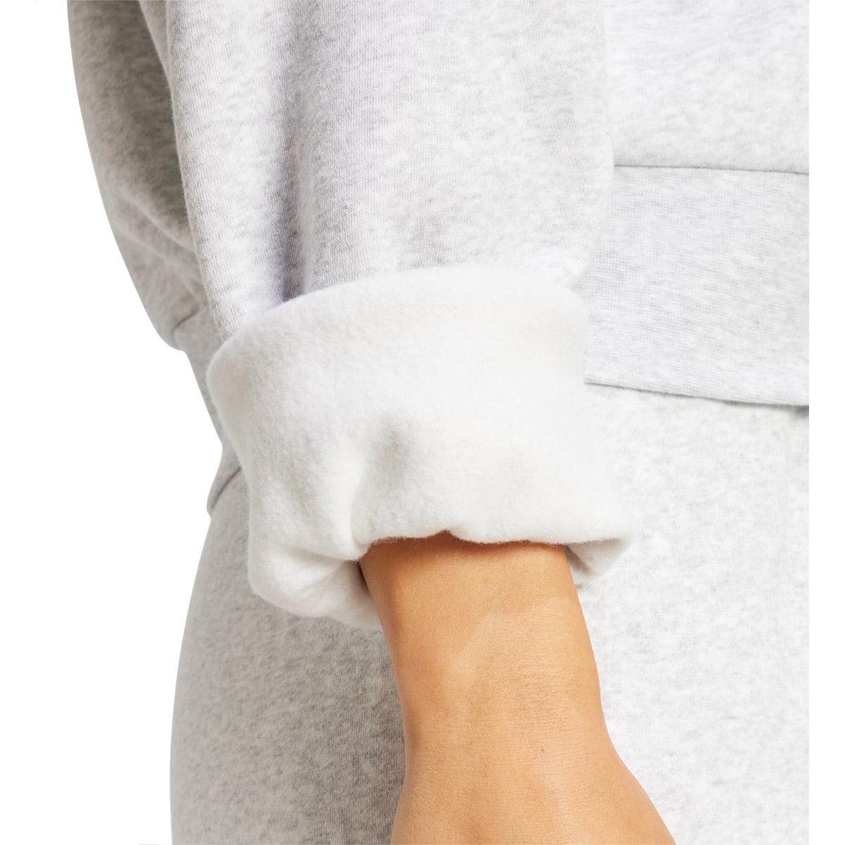 adidas Small Logo Feel Cozy Sweatshirt Dame LGREYH/WHITE