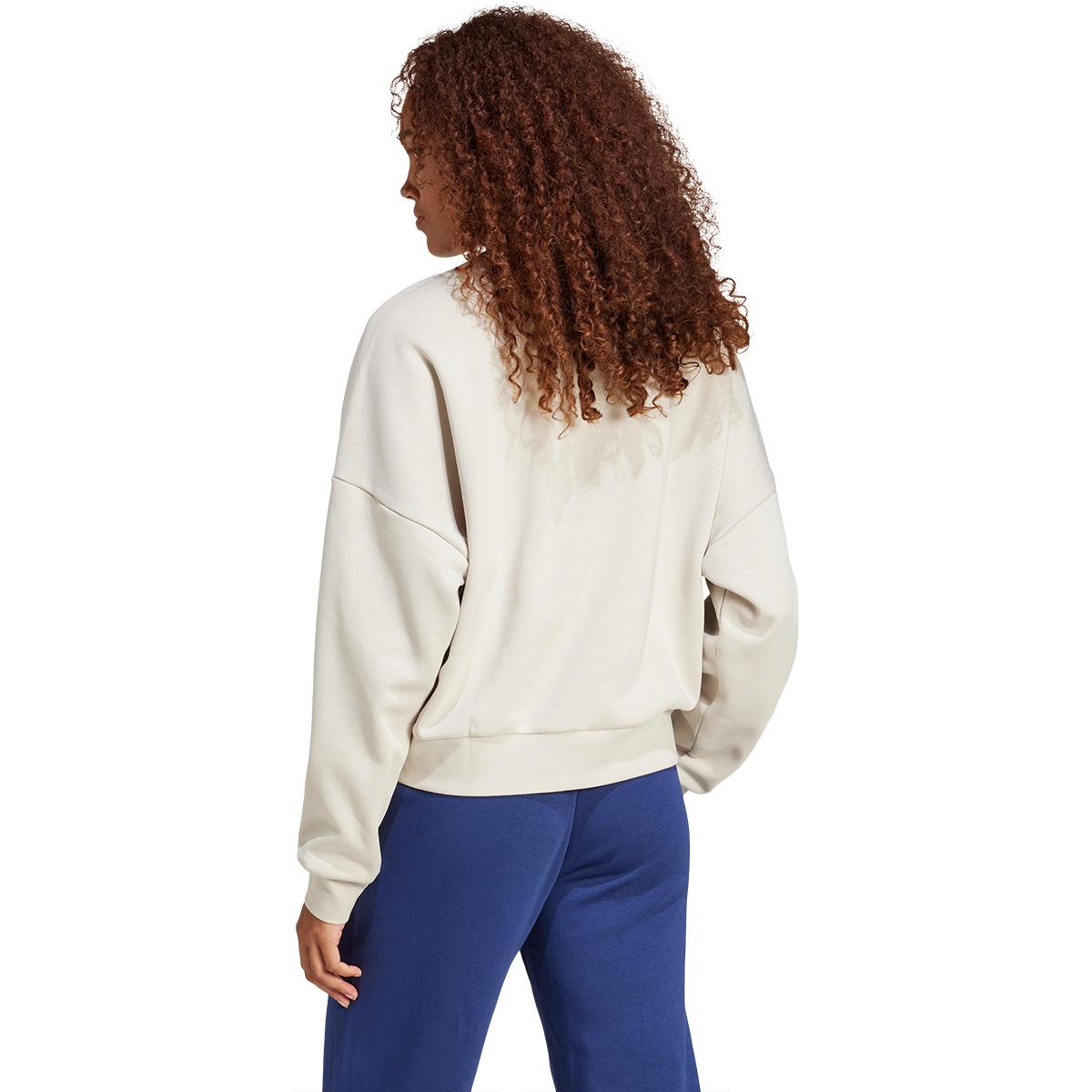 adidas Small Logo Feel Cozy Sweatshirt Dame WONALU/SILPEB/CARBON