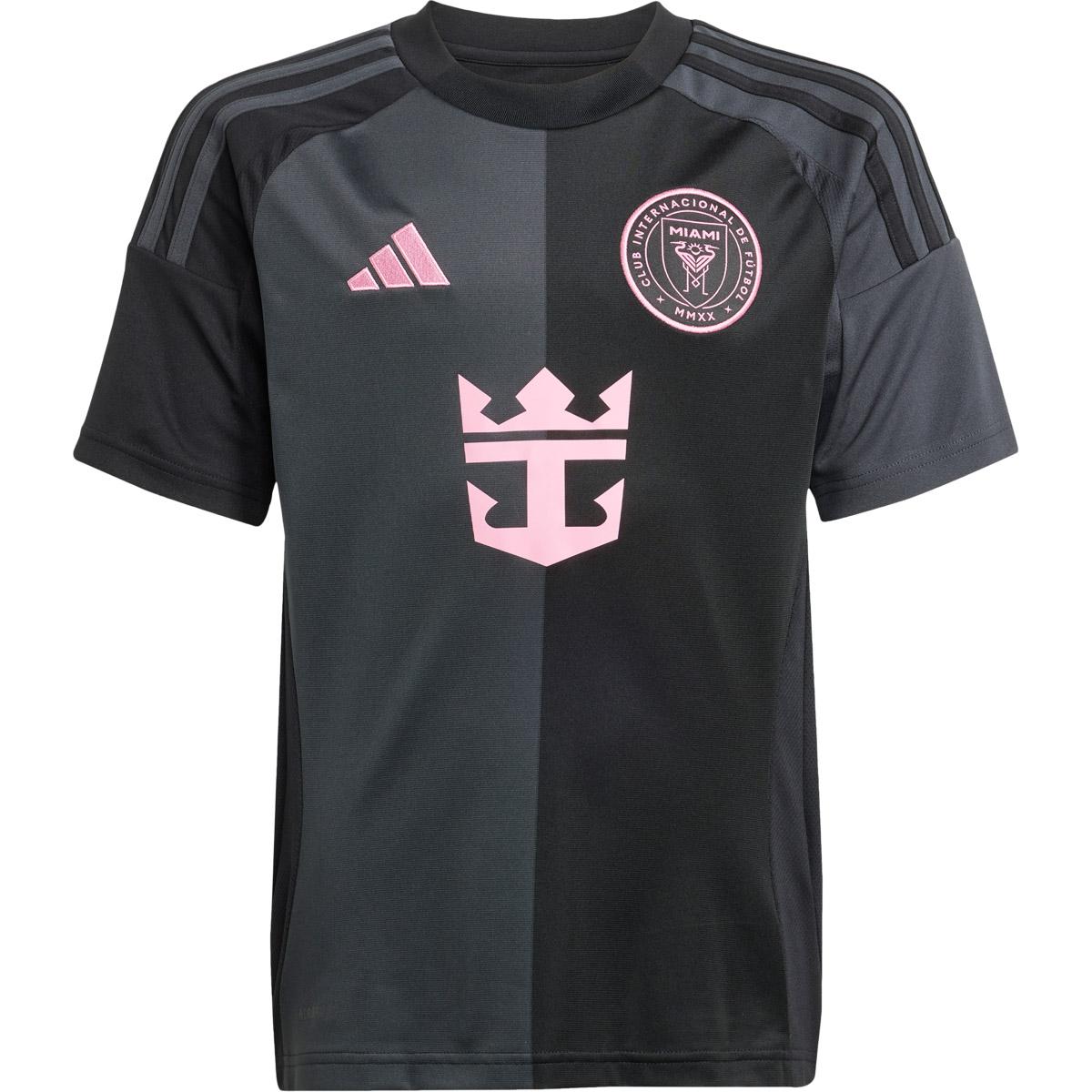 Inter Miami CF 24/25 Udebanetrøje Børn BLACK/WHITE/BLACK
