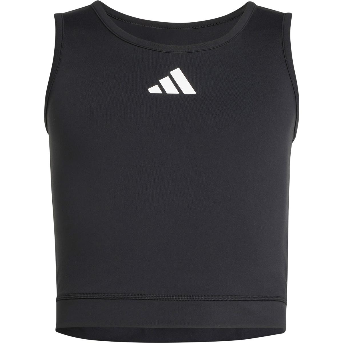 adidas All Sports Favorites Crop Topp Barn BLACK/WHITE/BLACK