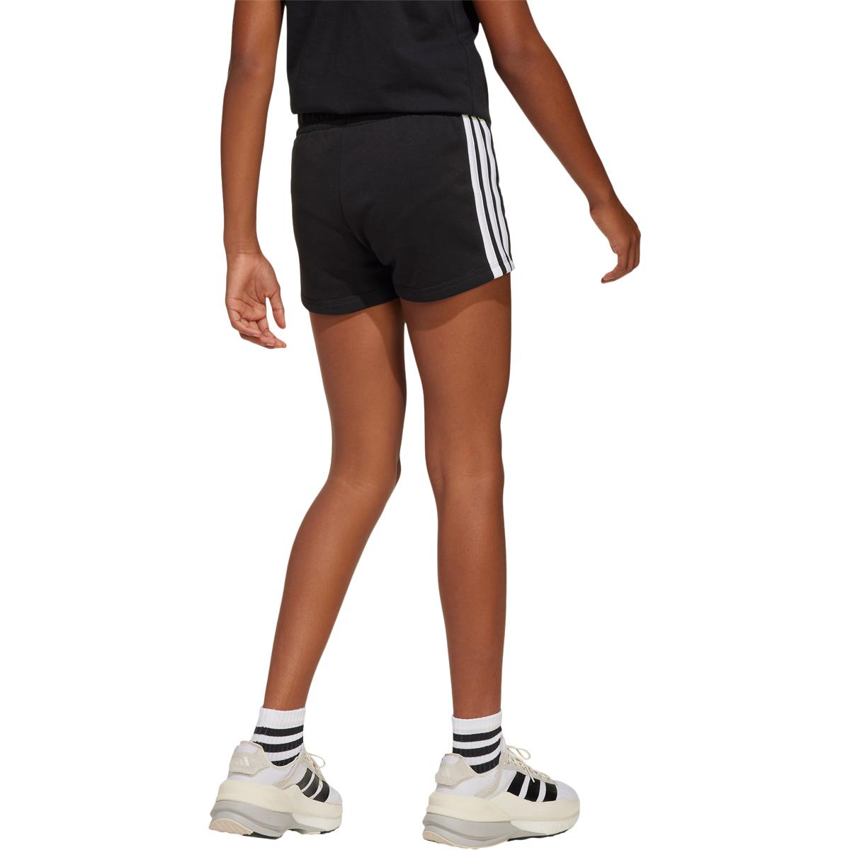 adidas Essentials 3-Stripes Sweat Shorts Børn BLACK/WHITE/BLACK