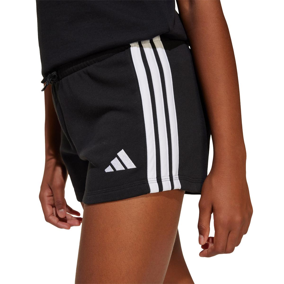 adidas Essentials 3-Stripes Sweat Shorts Børn BLACK/WHITE/BLACK