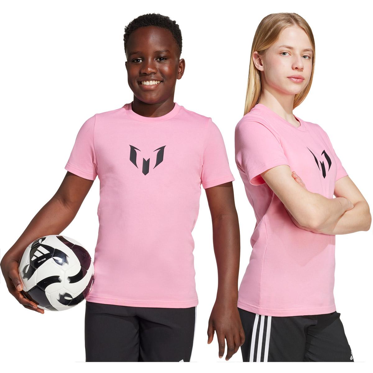 adidas Messi Name & Number Graphic T-shirt Børn Rose