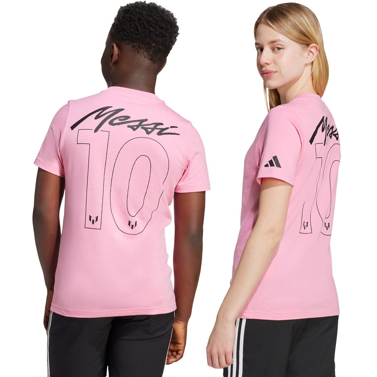 adidas Messi Name & Number Graphic T-shirt Børn Rose