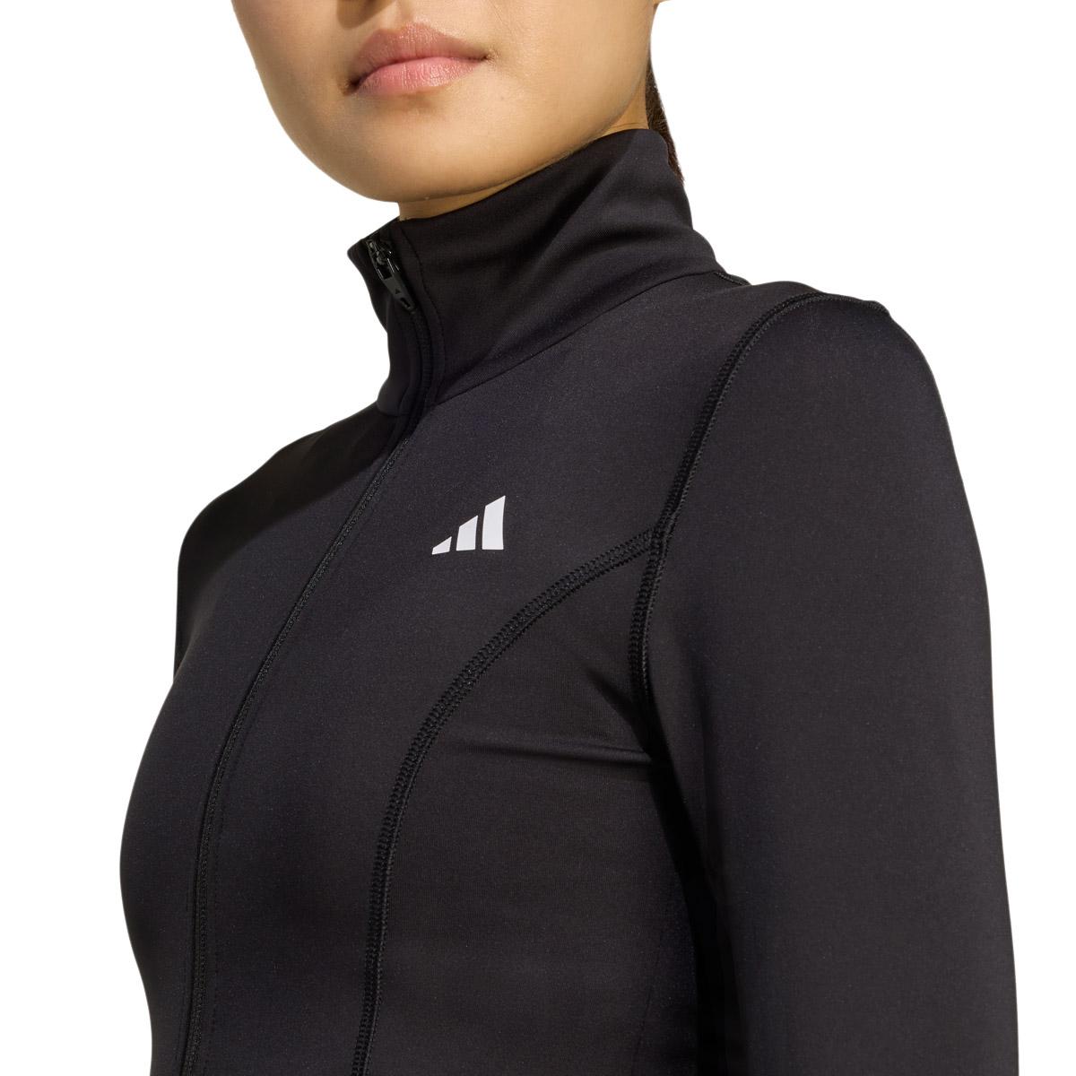 adidas Workout Essentials Full Zip Treningsgenser Dame Black