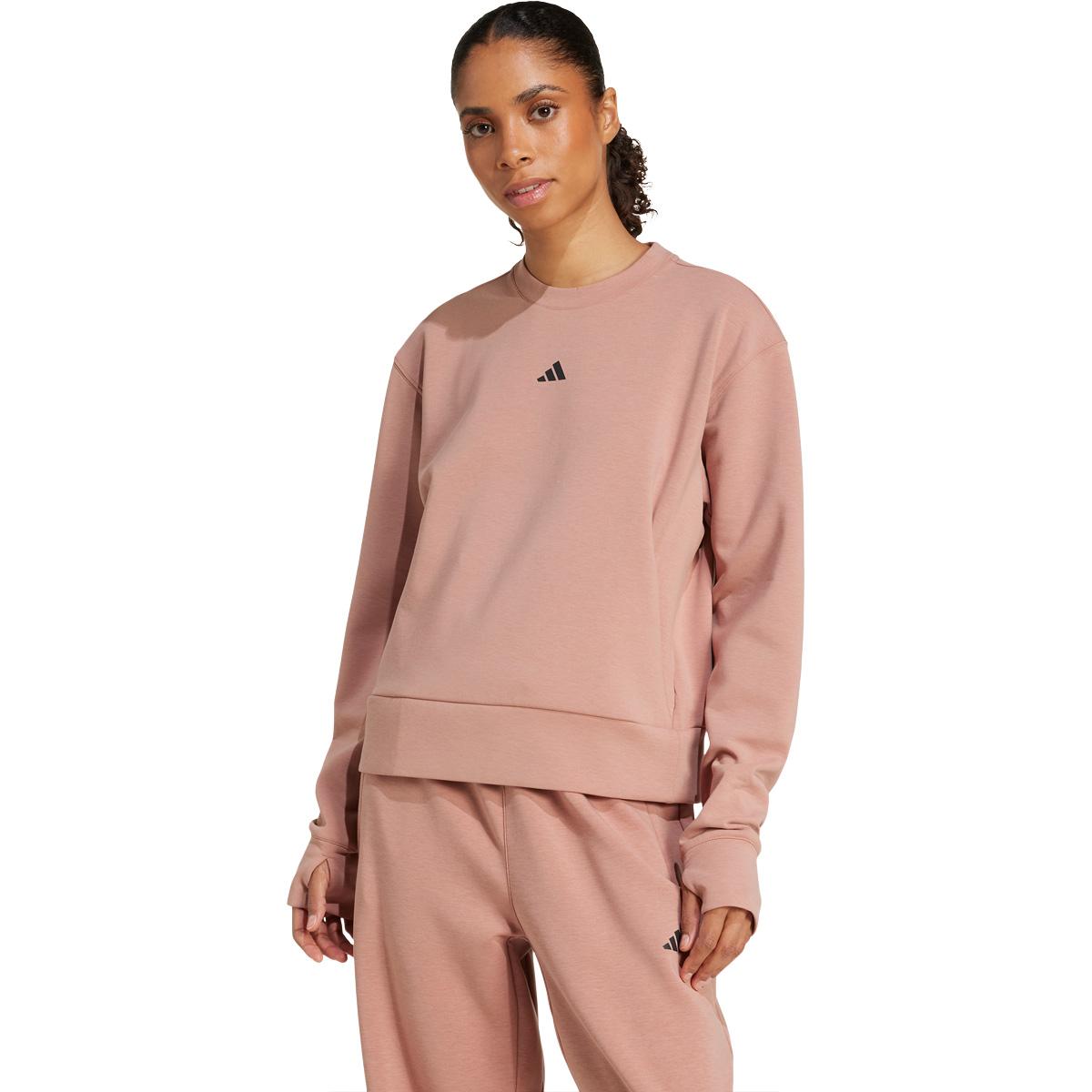 adidas Designed 4 Training Knit Crew Treningstrøye Dame WARCLA/MAGGRE/CBLACK