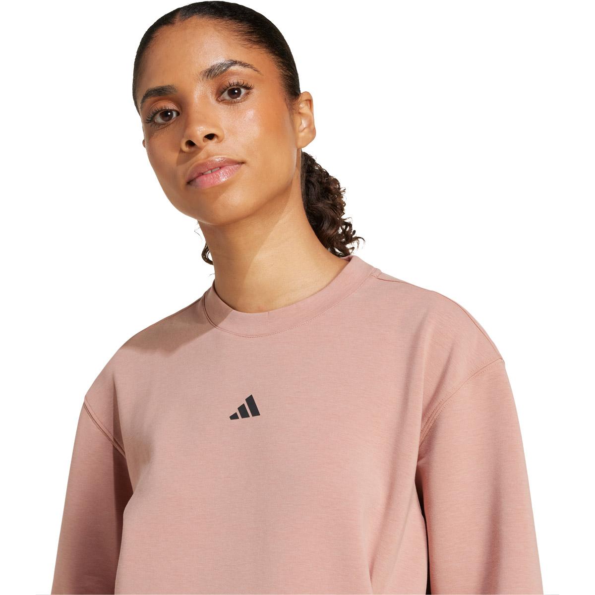 adidas Designed 4 Training Knit Crew Treningstrøye Dame WARCLA/MAGGRE/CBLACK