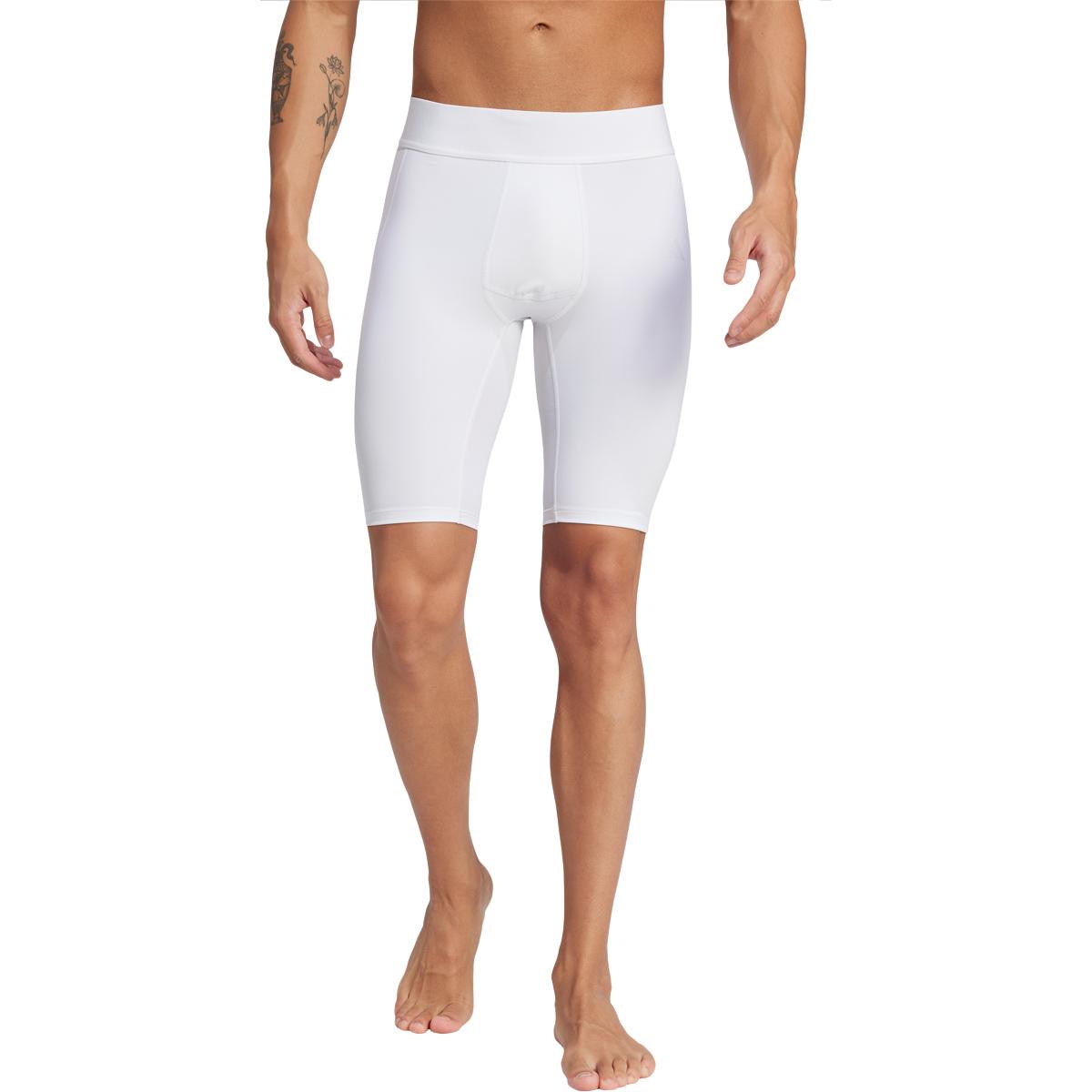 adidas Techfit Korte Baselayer Tights Herre WHITE/PNKFUS/BLILIL/M