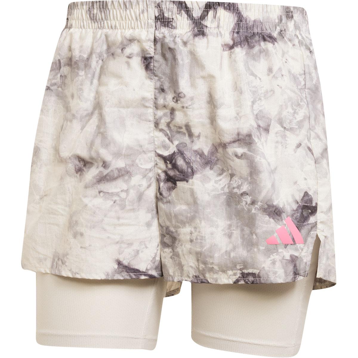 adidas Own The Run SD 2in1 Løbeshorts Dame Beige