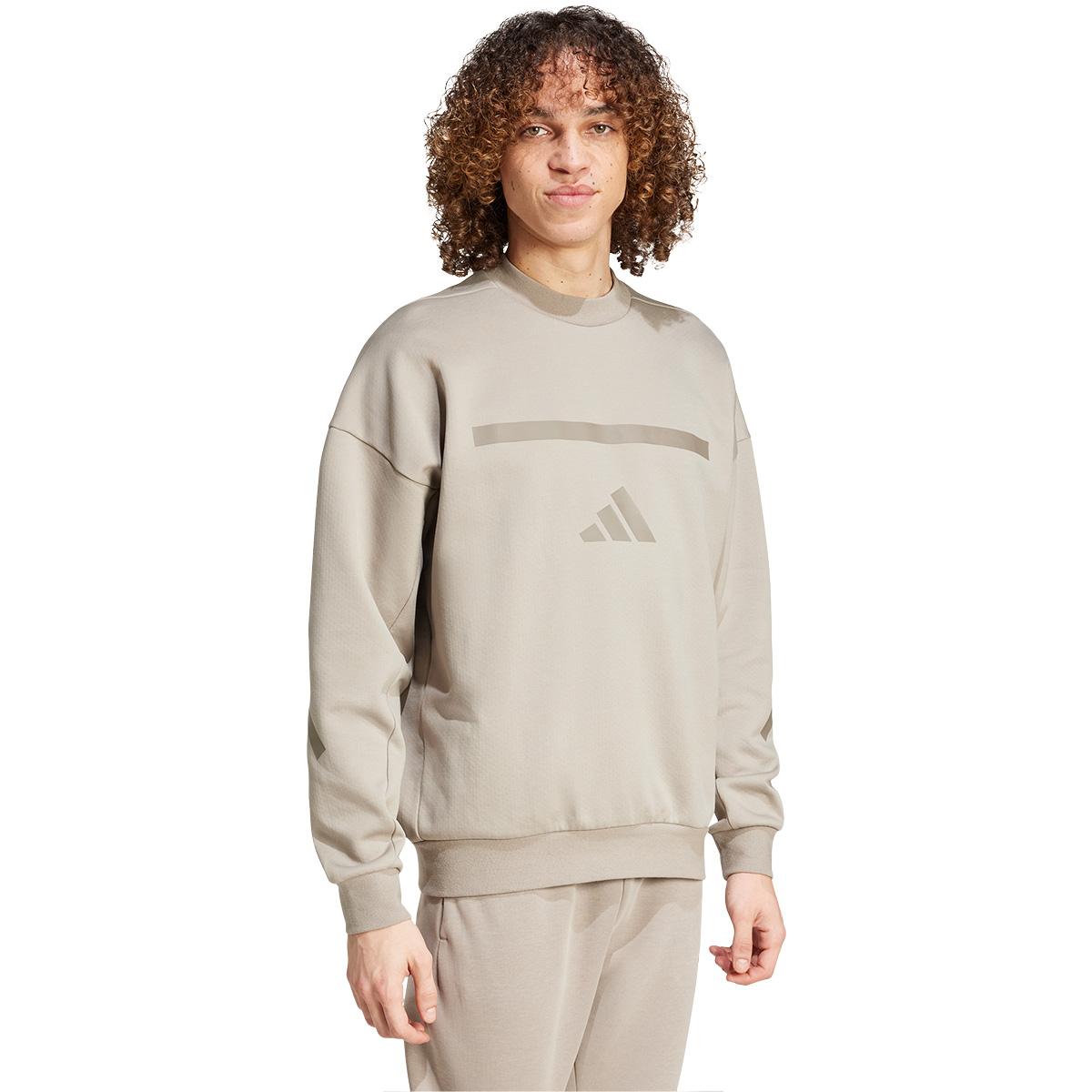 adidas Z.N.E. Crew Sweatshirt Herre PUTBEI/PUTGRE/PUTGRE
