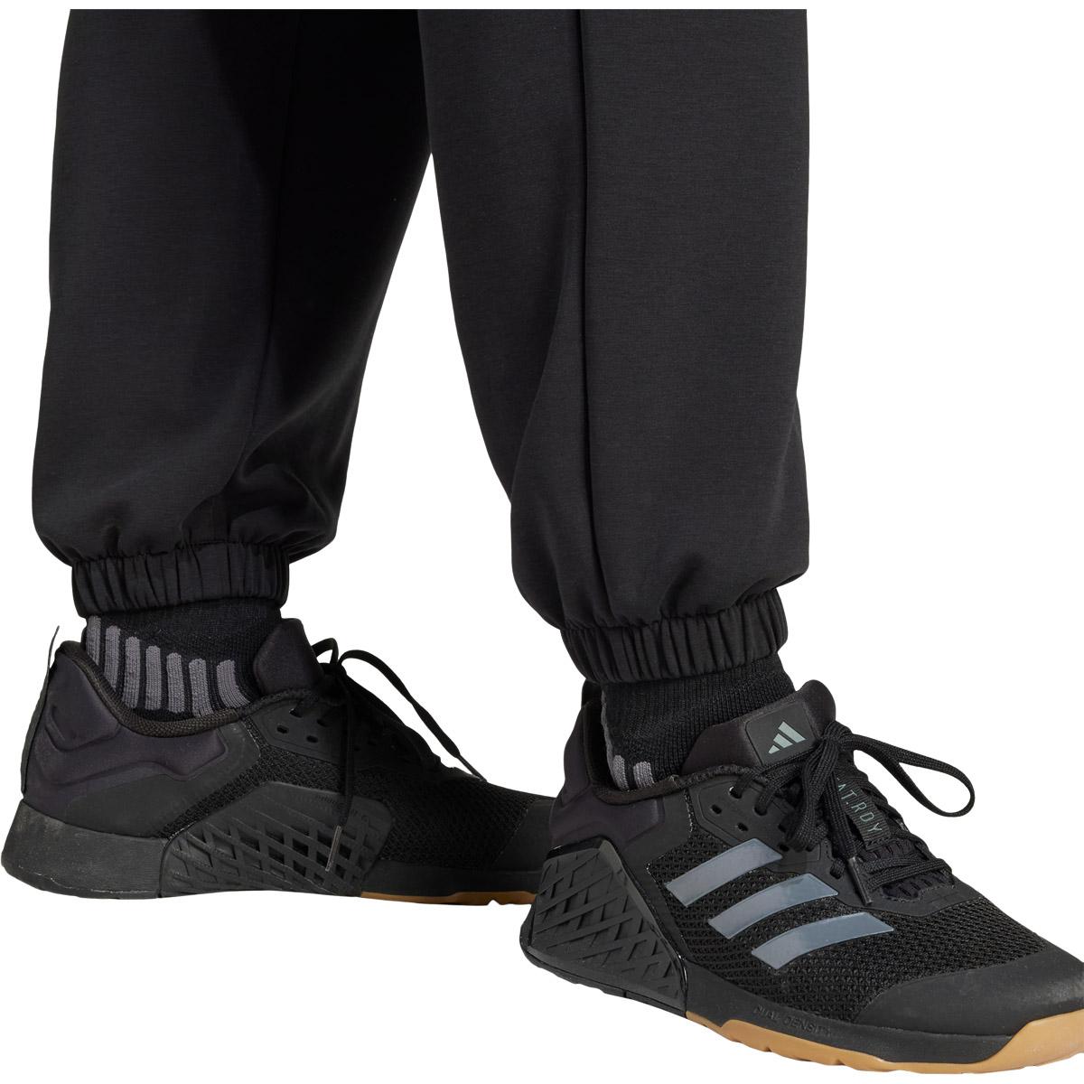 adidas Designed 4 Training Knit Træningsbukser Dame BLACK/WHITE/BLACK