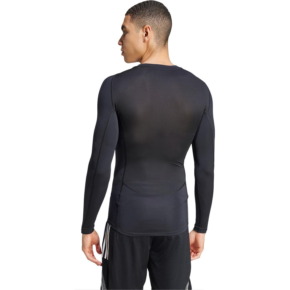 adidas Techfit Langærmet Baselayer T-shirt Herre BLACK/WHITE