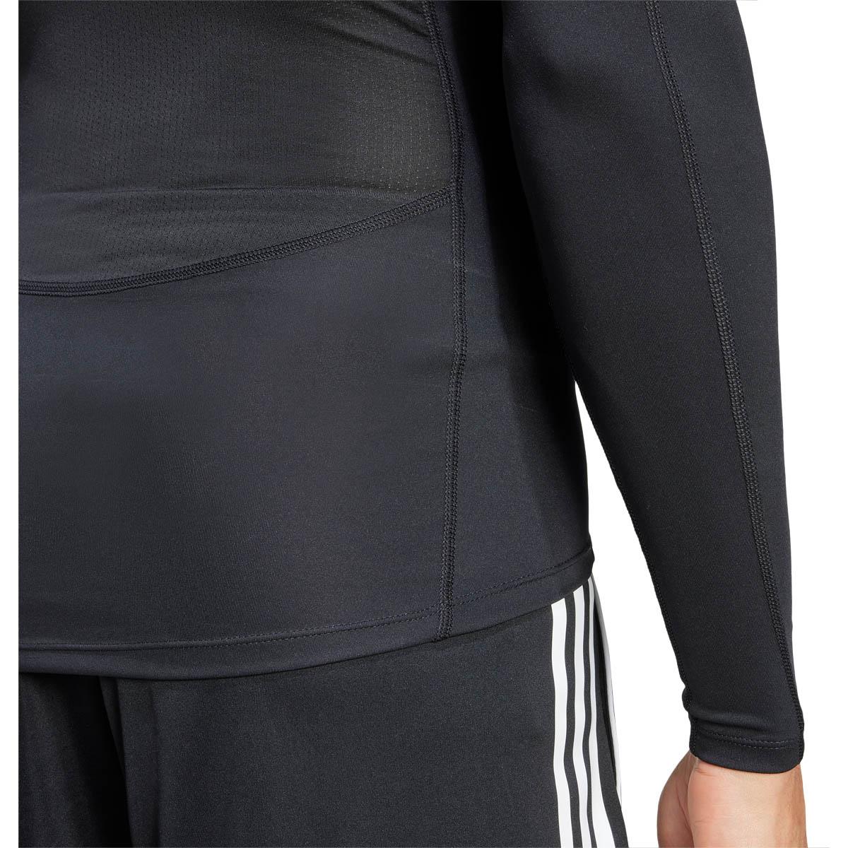 adidas Techfit Langærmet Baselayer T-shirt Herre BLACK/WHITE
