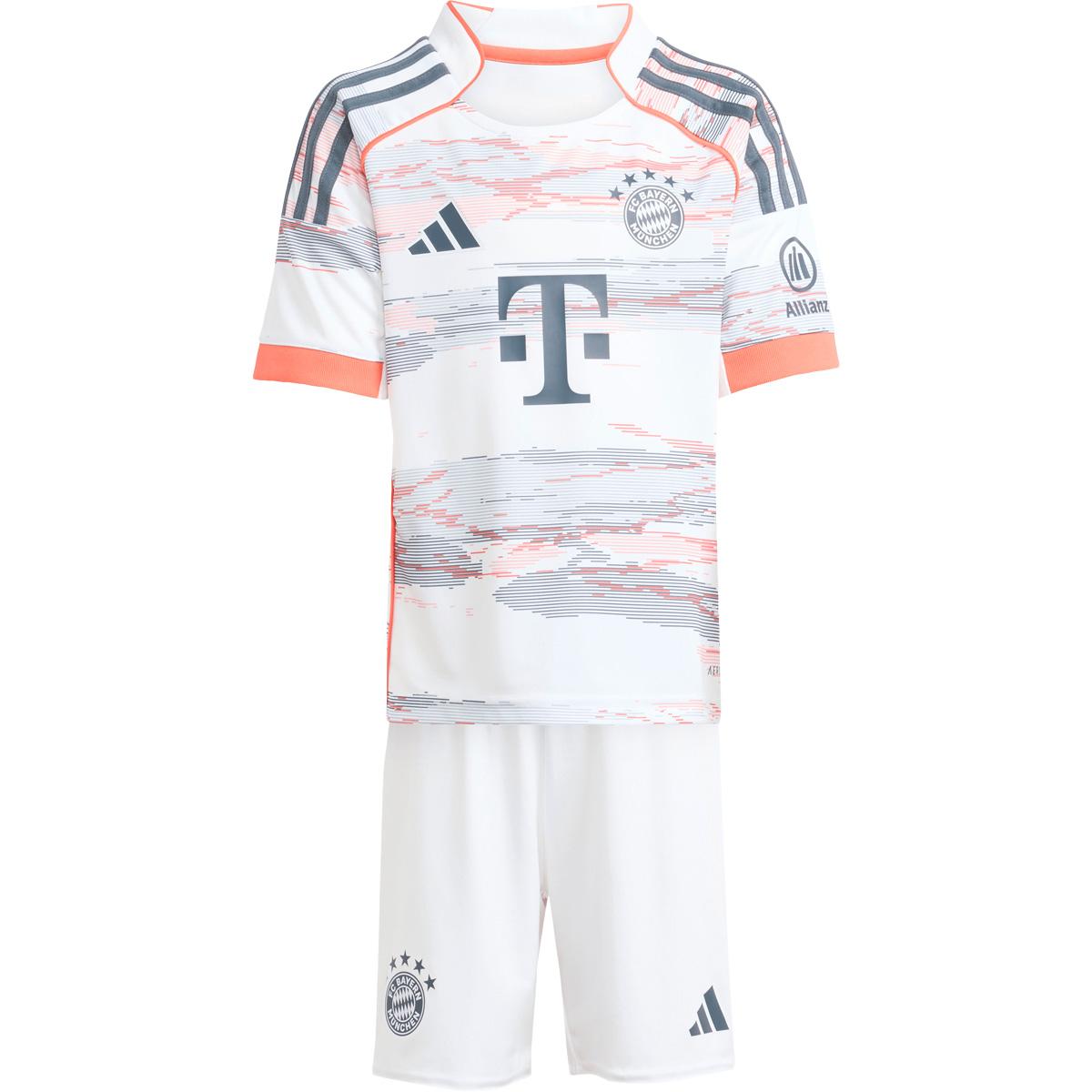 FC Bayern München 25/26 Udebanesæt Børn White