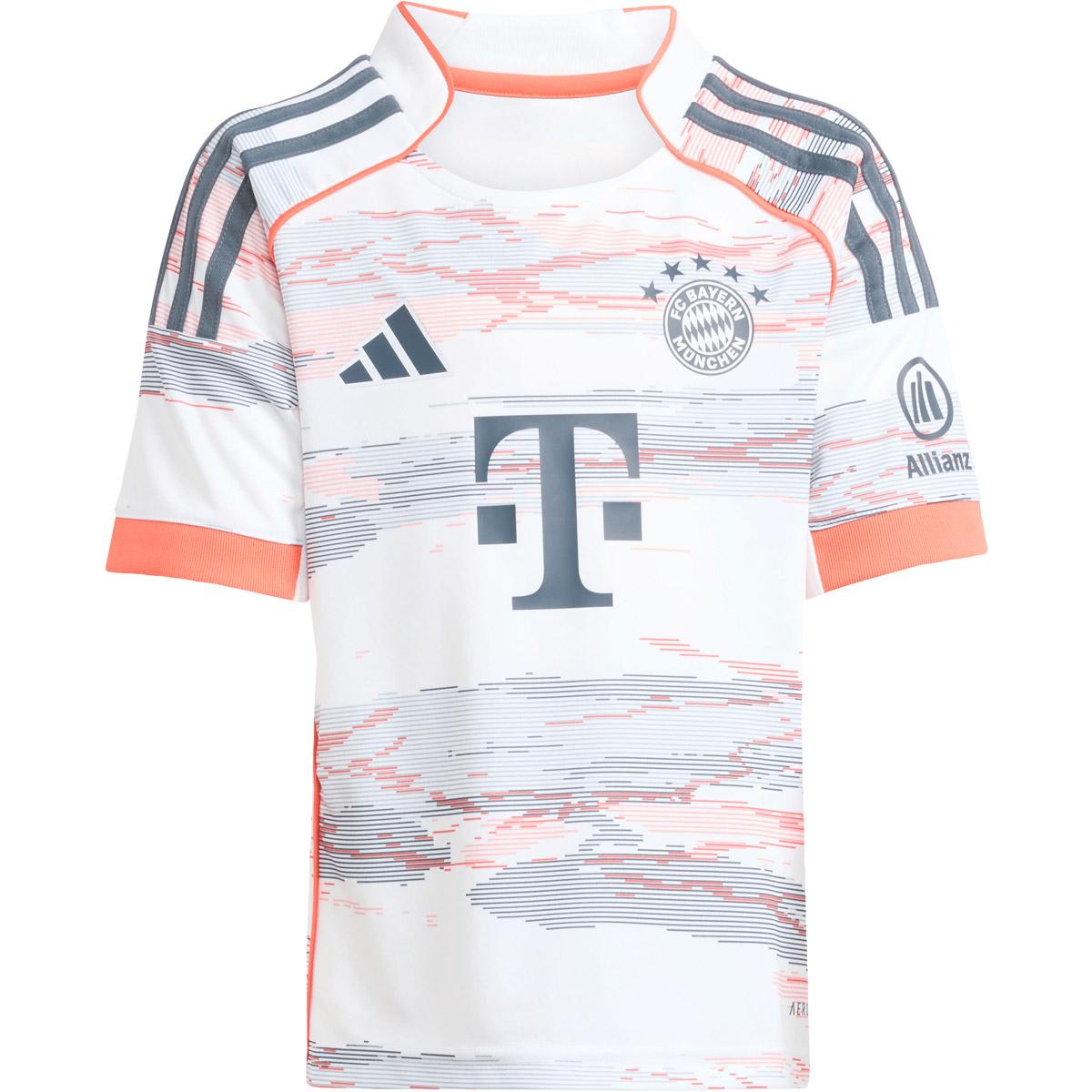 FC Bayern München 25/26 Udebanesæt Børn White