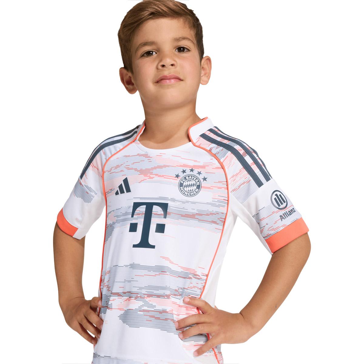 FC Bayern München 25/26 Udebanesæt Børn White