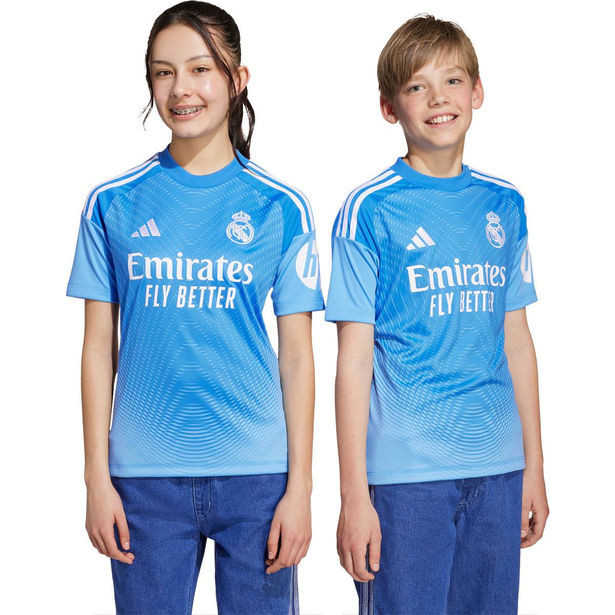 Real Madrid 25/26 Målmandstrøje Børn Blue