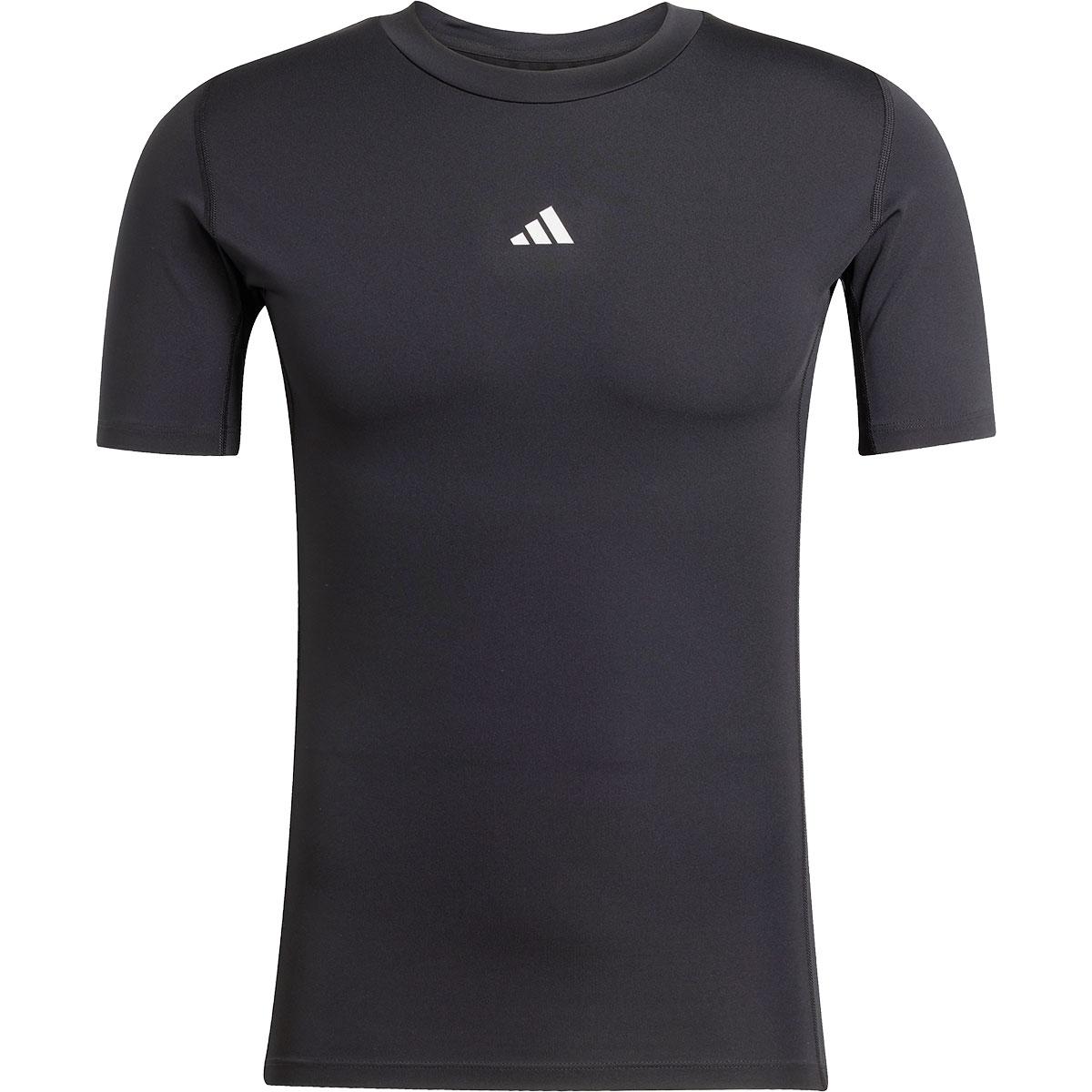 adidas Techfit Langærmet Baselayer T-shirt BLACK/WHITE