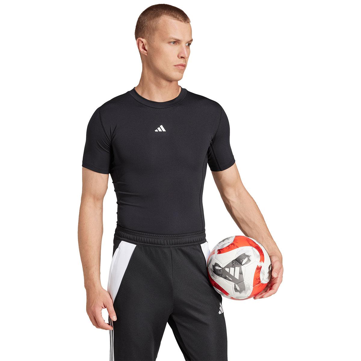 adidas Techfit Langærmet Baselayer T-shirt BLACK/WHITE