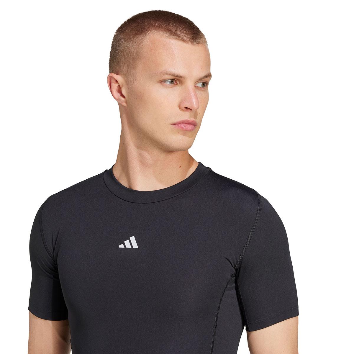 adidas Techfit Langærmet Baselayer T-shirt BLACK/WHITE