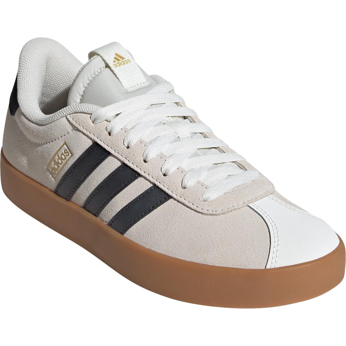 adidas VL Court 3.0 Suede Sneakers Dame Beige