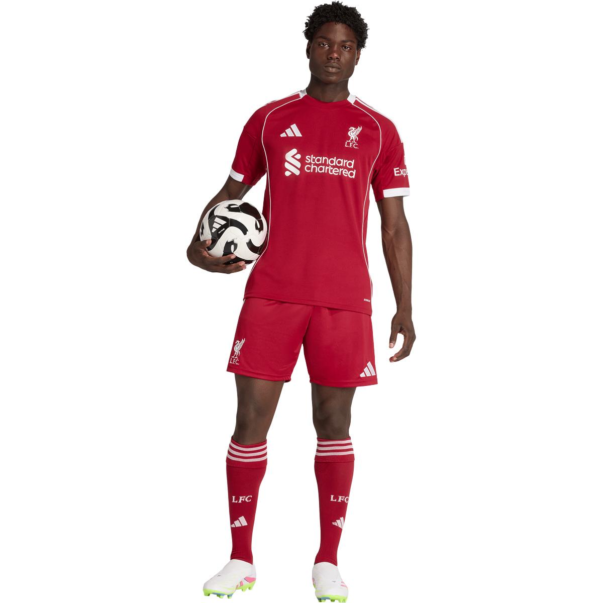 Liverpool FC 25/26 Hjemmebaneshorts Rød