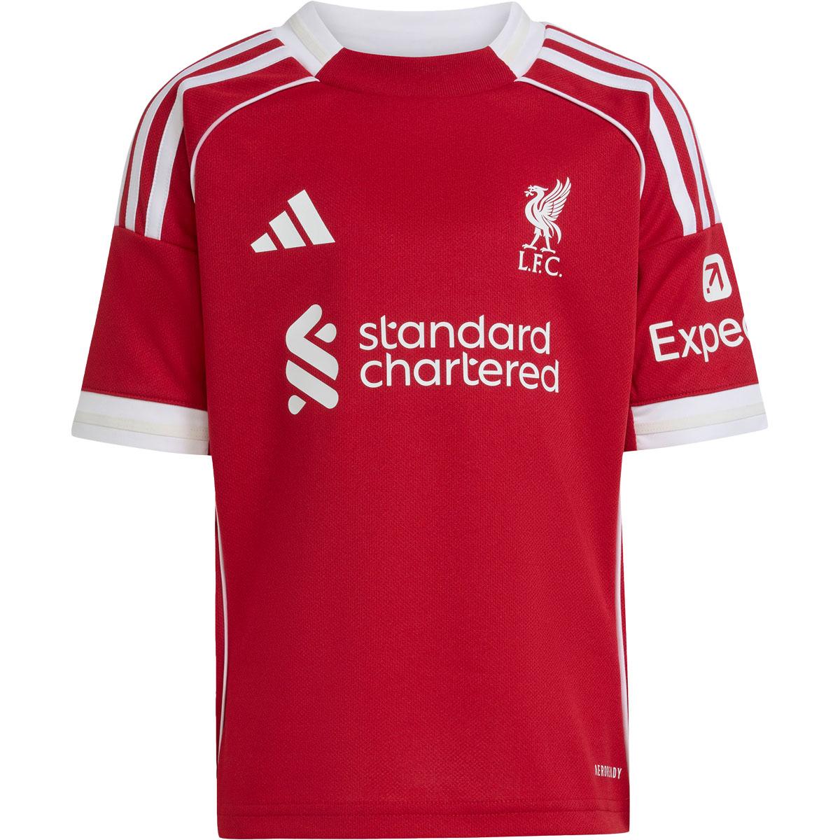 Liverpool FC 25/26 Hjemmebanesæt Børn Rød