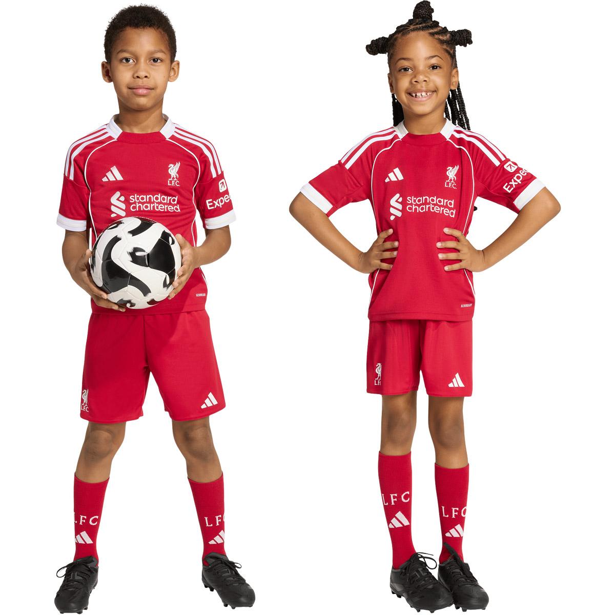 Liverpool FC 25/26 Hjemmebanesæt Børn Rød