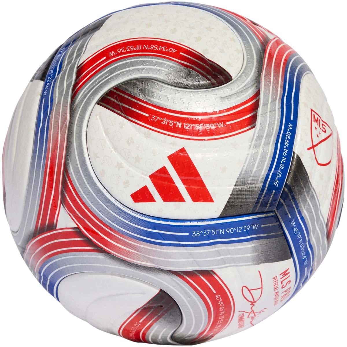 adidas MLS Pro Fodbold WHITE/ROYBLU/RED/SILV