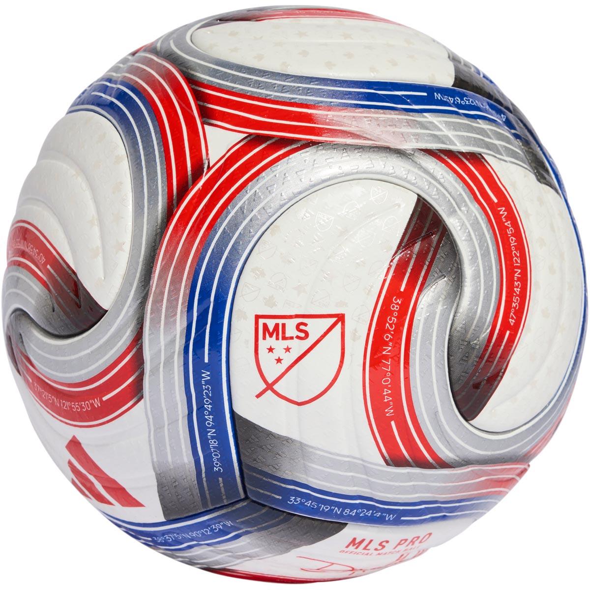 adidas MLS Pro Fodbold WHITE/ROYBLU/RED/SILV
