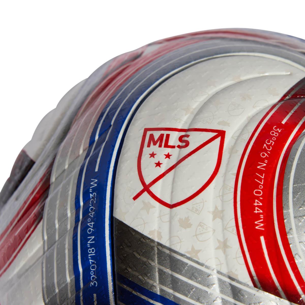 adidas MLS Pro Fodbold WHITE/ROYBLU/RED/SILV