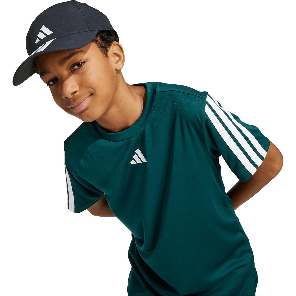 adidas Train Essentials 3-Stripes Trenings T-skjorte Barn green