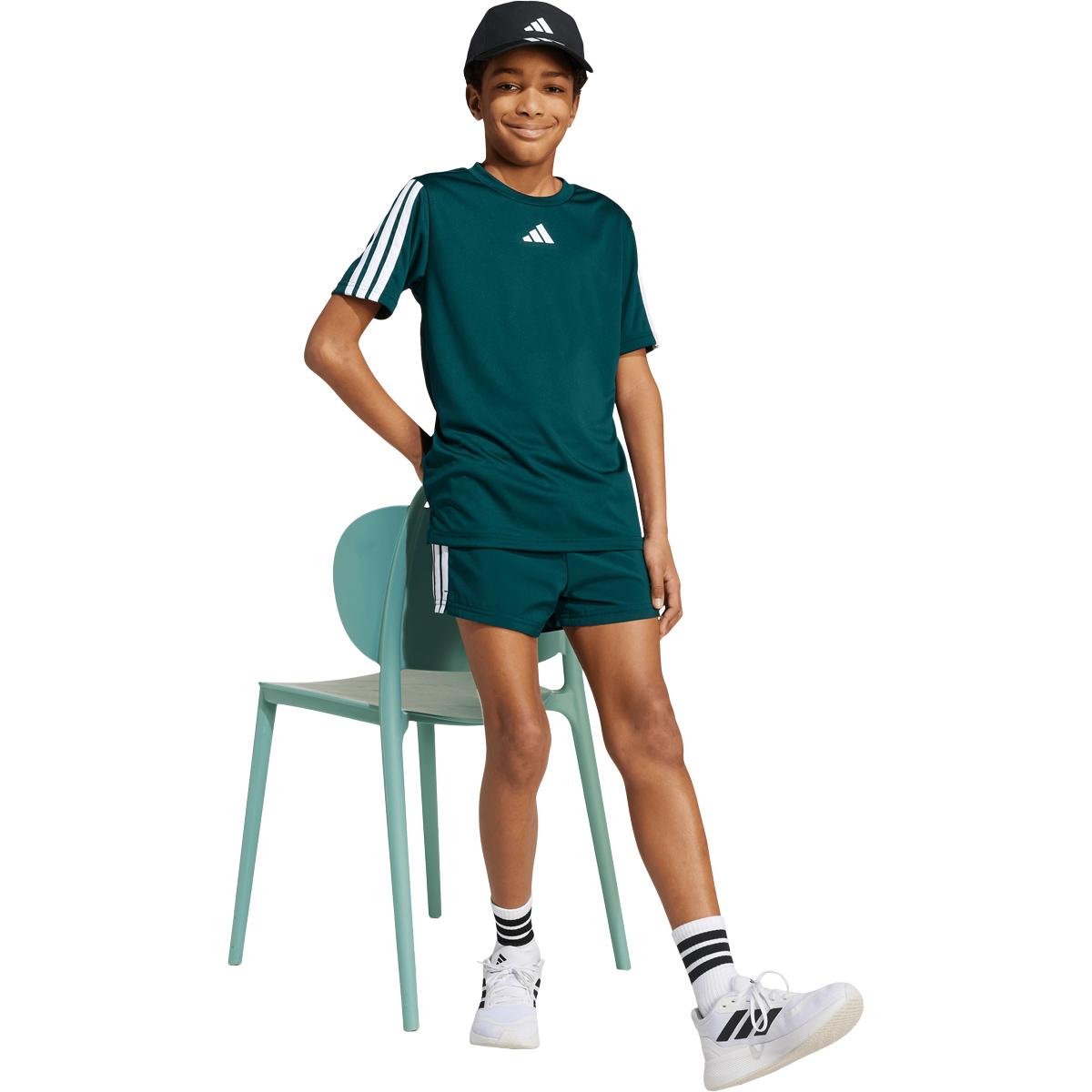 adidas Train Essentials 3-Stripes Trenings T-skjorte Barn green