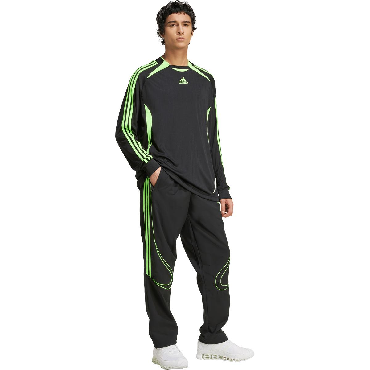 adidas Originals Teamgeist Langærmet T-shirt Herre Black/Signal Green