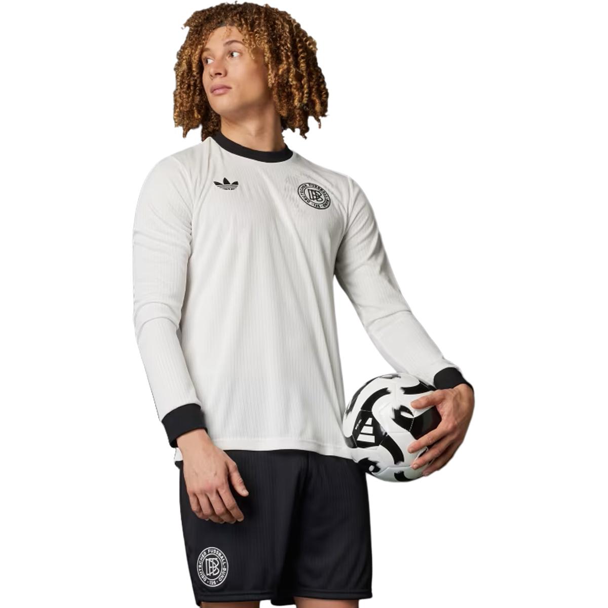 Tyskland DFB 125 Langærmet Landsholdstrøje White