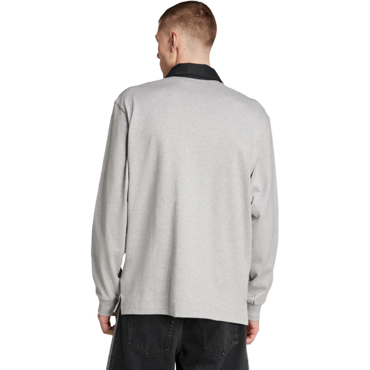 adidas Originals 3-Stripes Langærmet Polo T-shirt Herre Grey