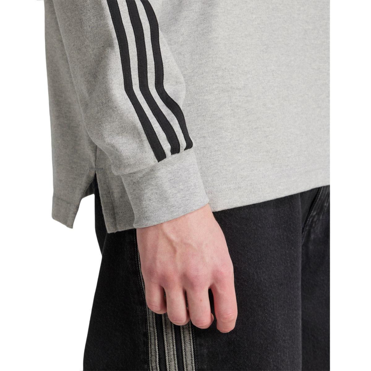 adidas Originals 3-Stripes Langærmet Polo T-shirt Herre Grey