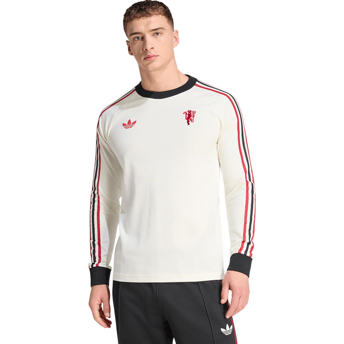adidas Originals MUFC OG Langærmet T-shirt Herre White
