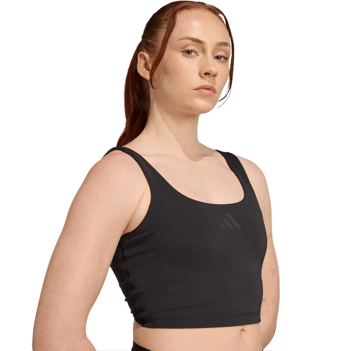 adidas Power Light Support Bra Tanktop Dame Black