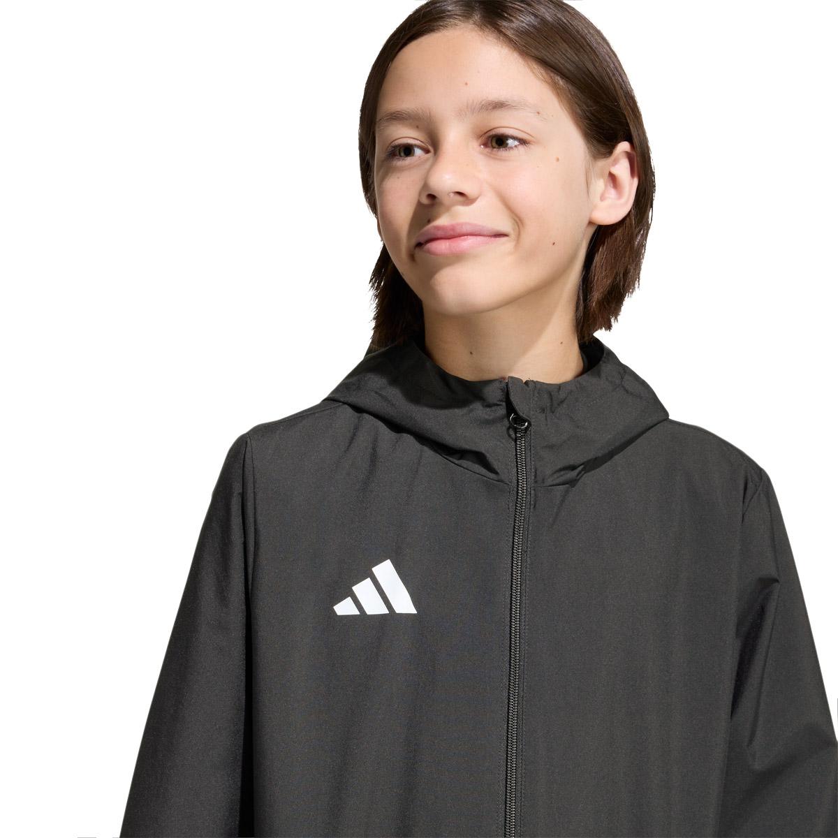adidas Entrada 26 Allværs Jakke Barn BLACK