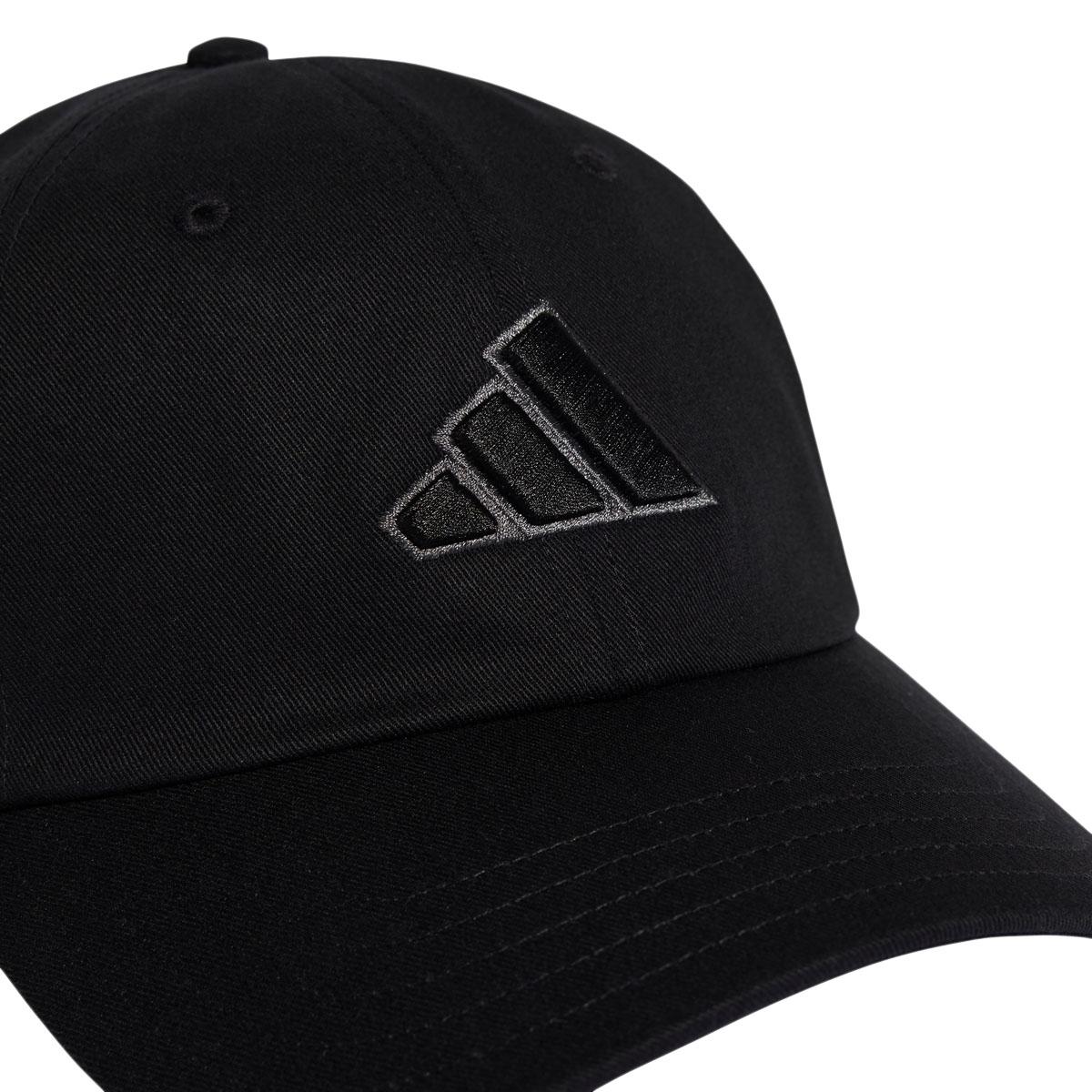adidas Dad Big Logo Strapback Cap BLACK/GRESIX