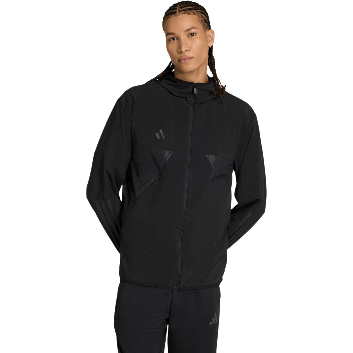 adidas Tiro Tech Full Zip Woven Track Top Herre Black